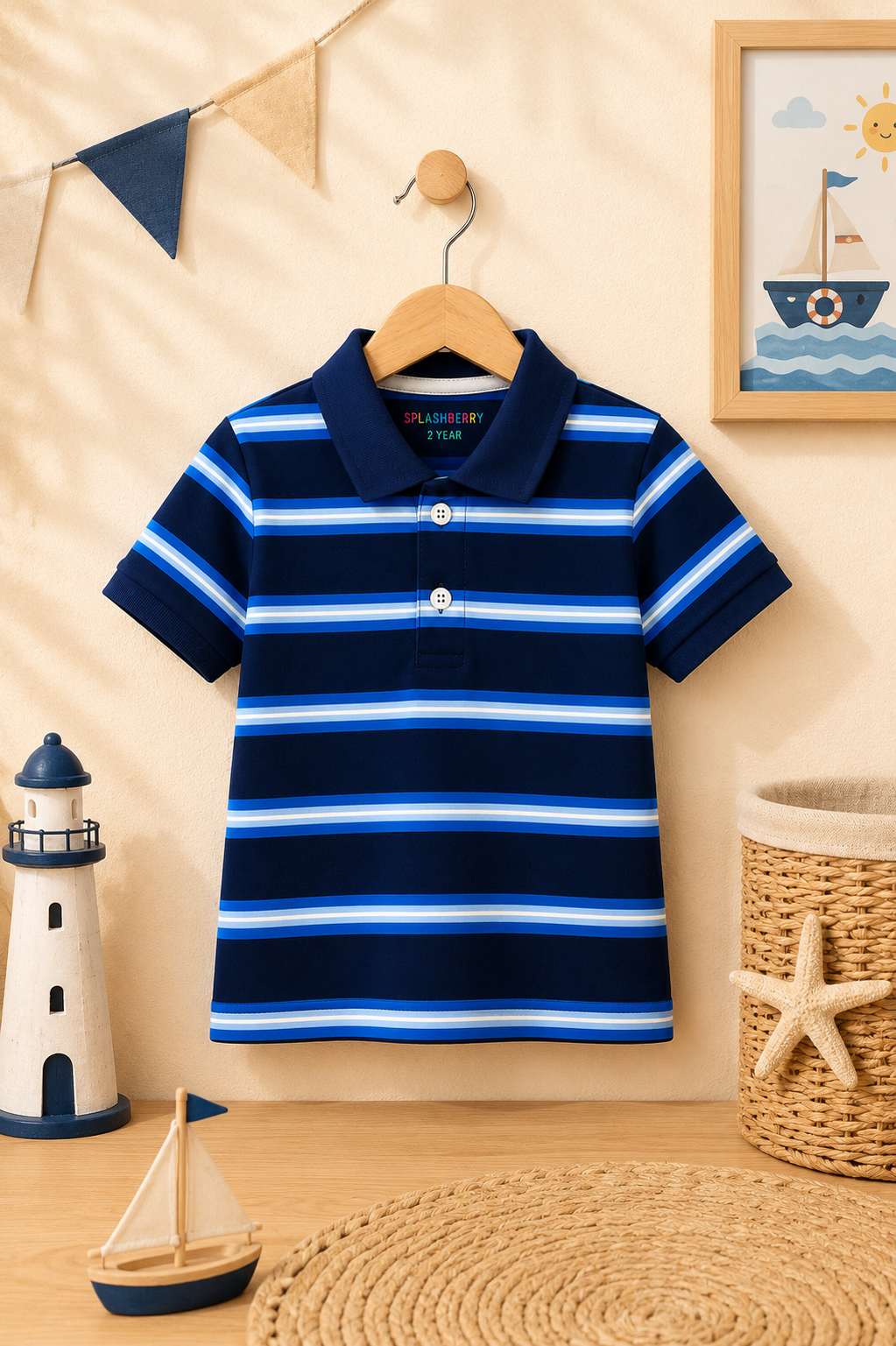 Berry Threads Polo Shirt