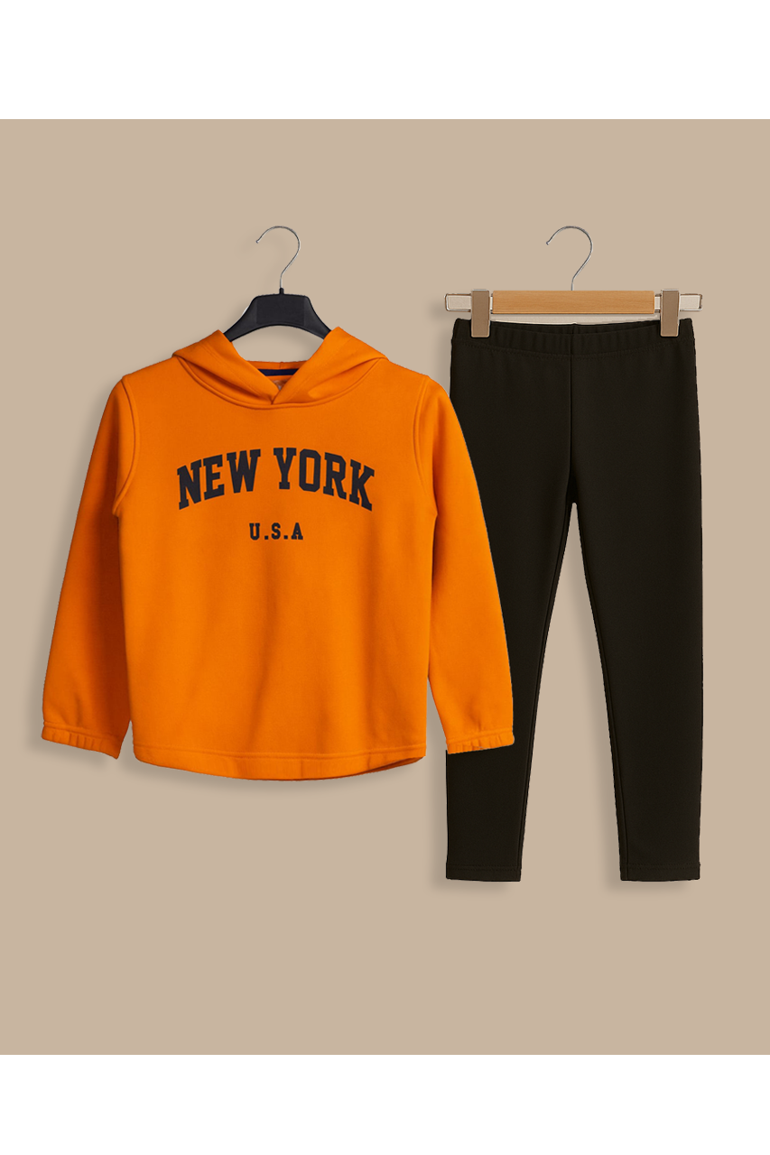 New york sweat kids hood & Tights