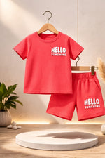 Hello Sunshine Kids Summer T-shirt & short