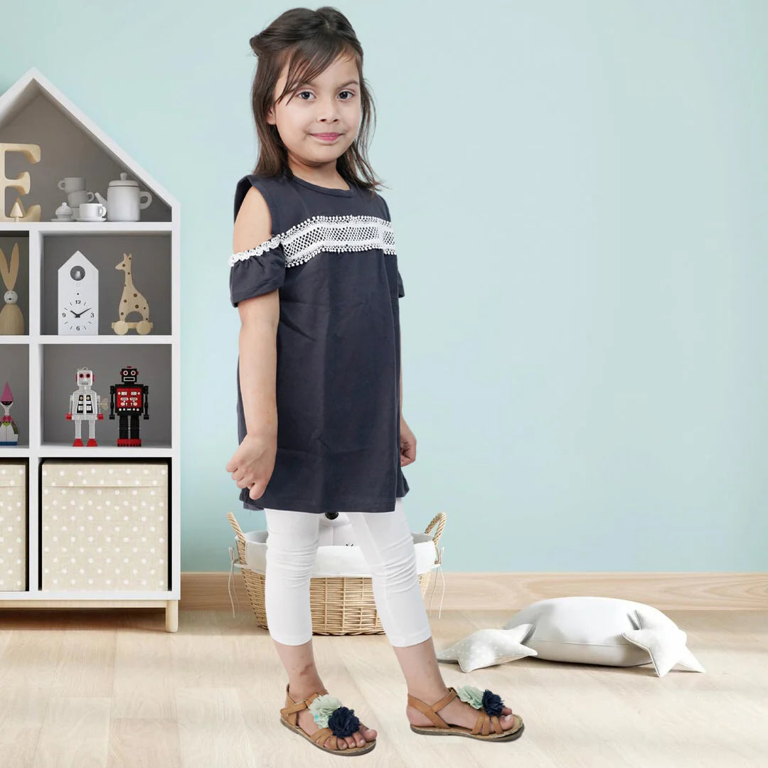 Bami navy blue girls kids summer shirt