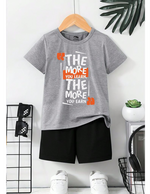 The more you can earn summer kids T-shirt & short