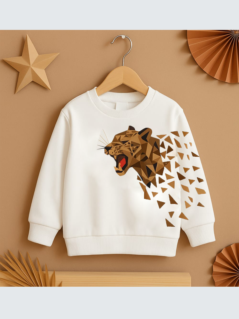 Tiger kids winter sweatshirt