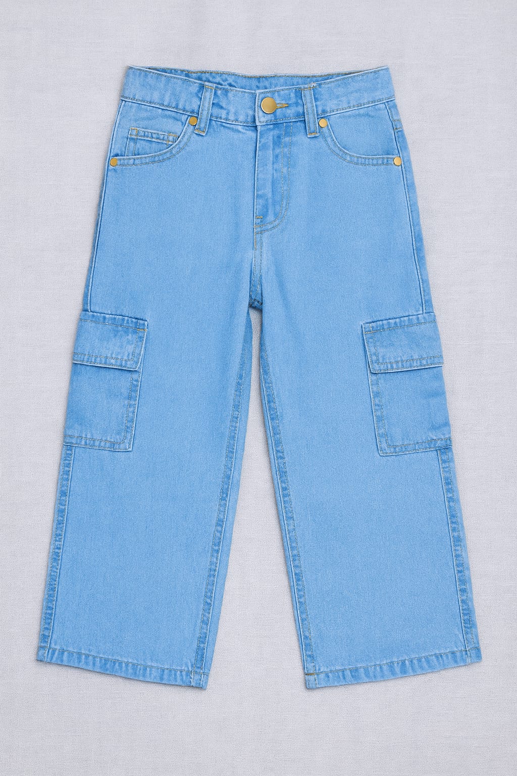 Iceblue baggy 6 pockets boys denim jeans