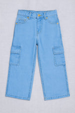 Iceblue baggy 6 pockets boys denim jeans