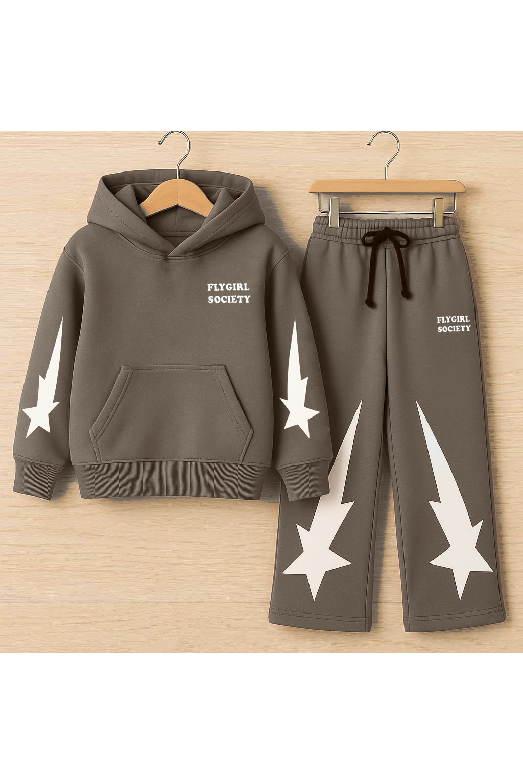 High street kids girls hood & trouser