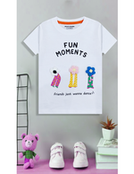 Fun moments girl kids summer t-shirt