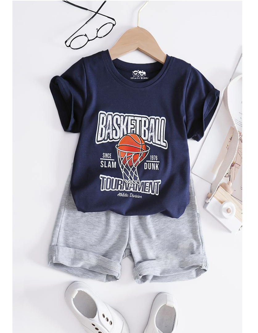 Basket ball summer kids T-shirt & short