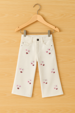 Starry Bloom White Pant