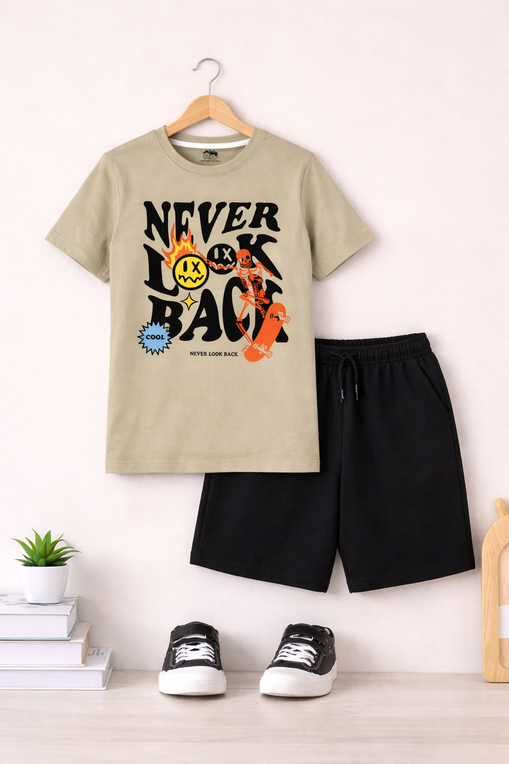 Never look back kids summer T-shirt & short