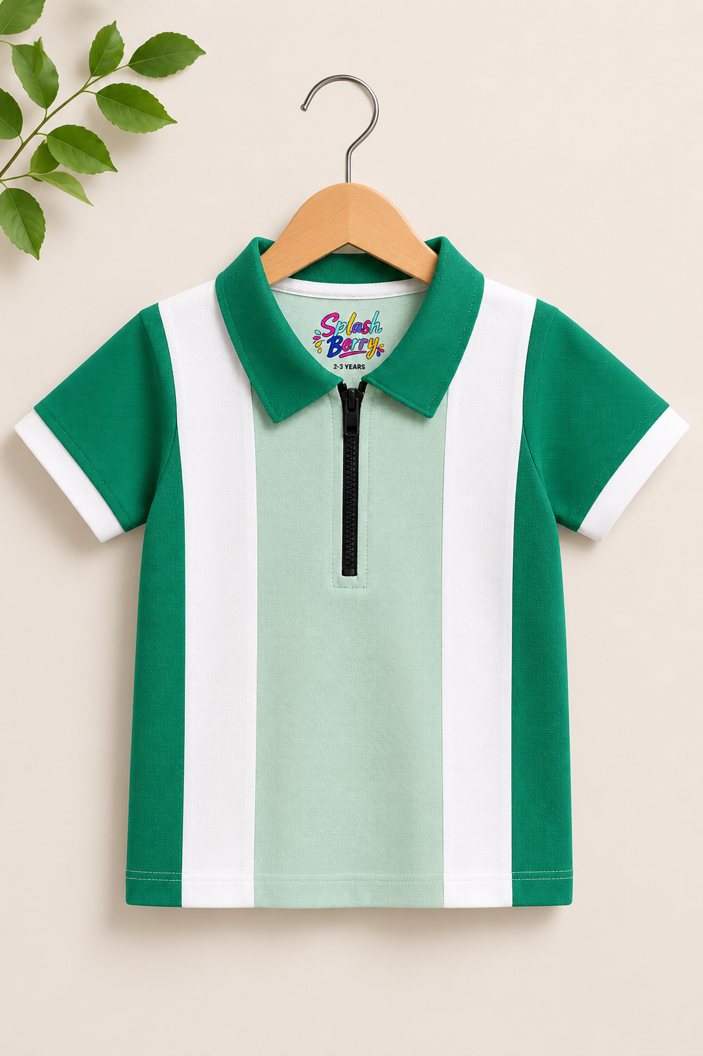 Sporty Mint Collar Polo shirt
