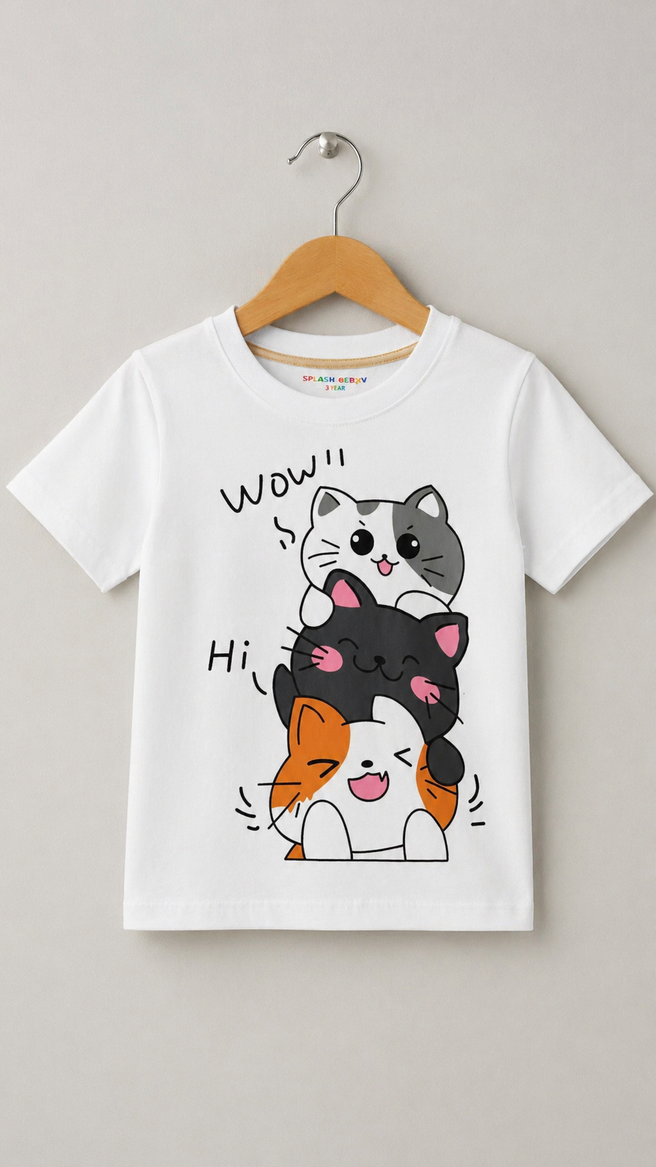 Triple Cat Fun Summer t-shirt