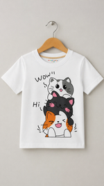 Triple Cat Fun Summer t-shirt