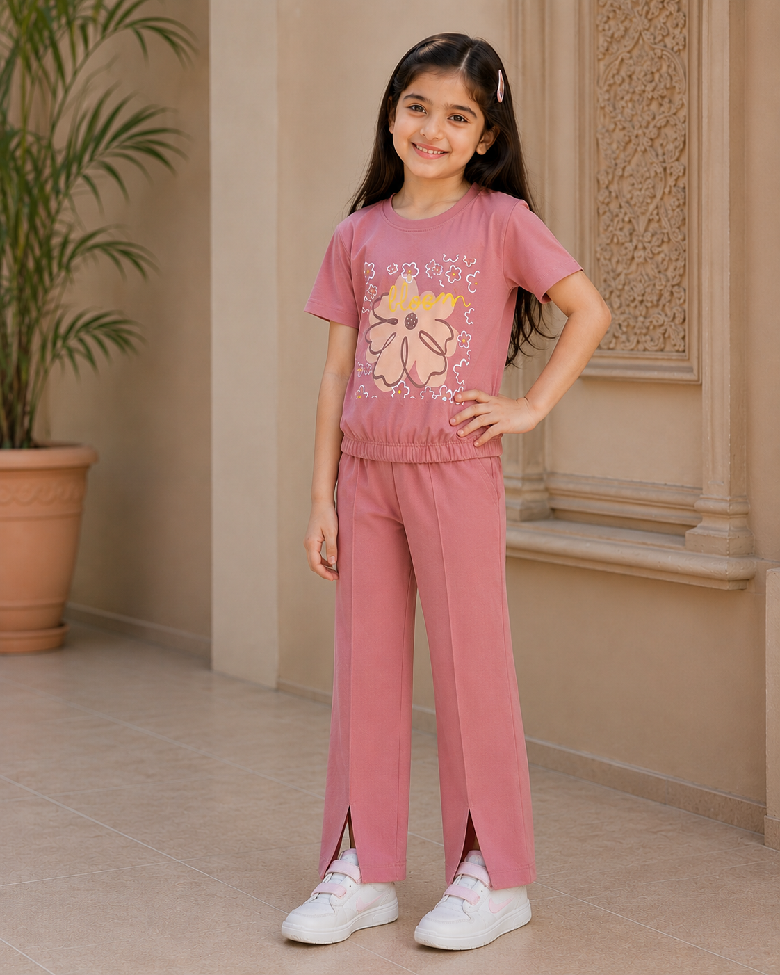 Bloom Beauty Summer t-shirt And Trouser