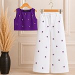 Tiny Pearl Garden Outfit with Summer Top and Cotton pent