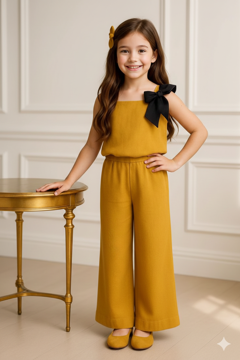 Signature bow top & Trouser set