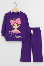 Believe in charm kids sweatshirt&trouser