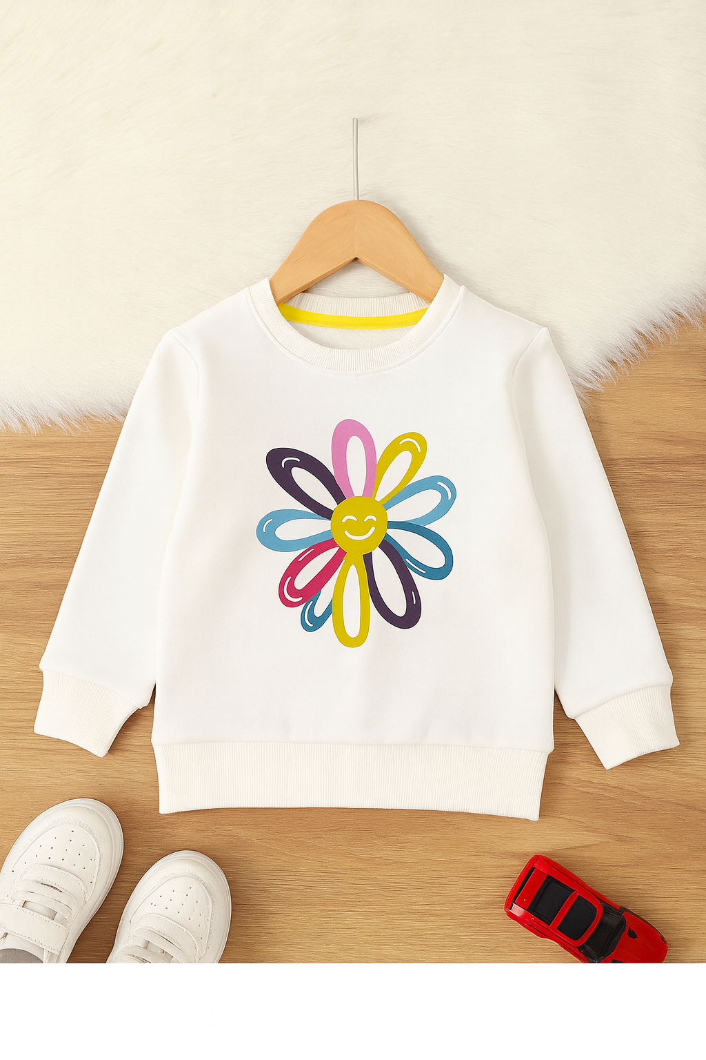 Multi flowers kids sweatshirt
