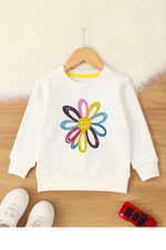 Multi flowers kids sweatshirt