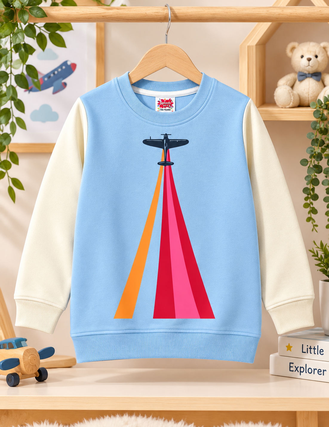 Airplane Adventure Kids Sweatshirt