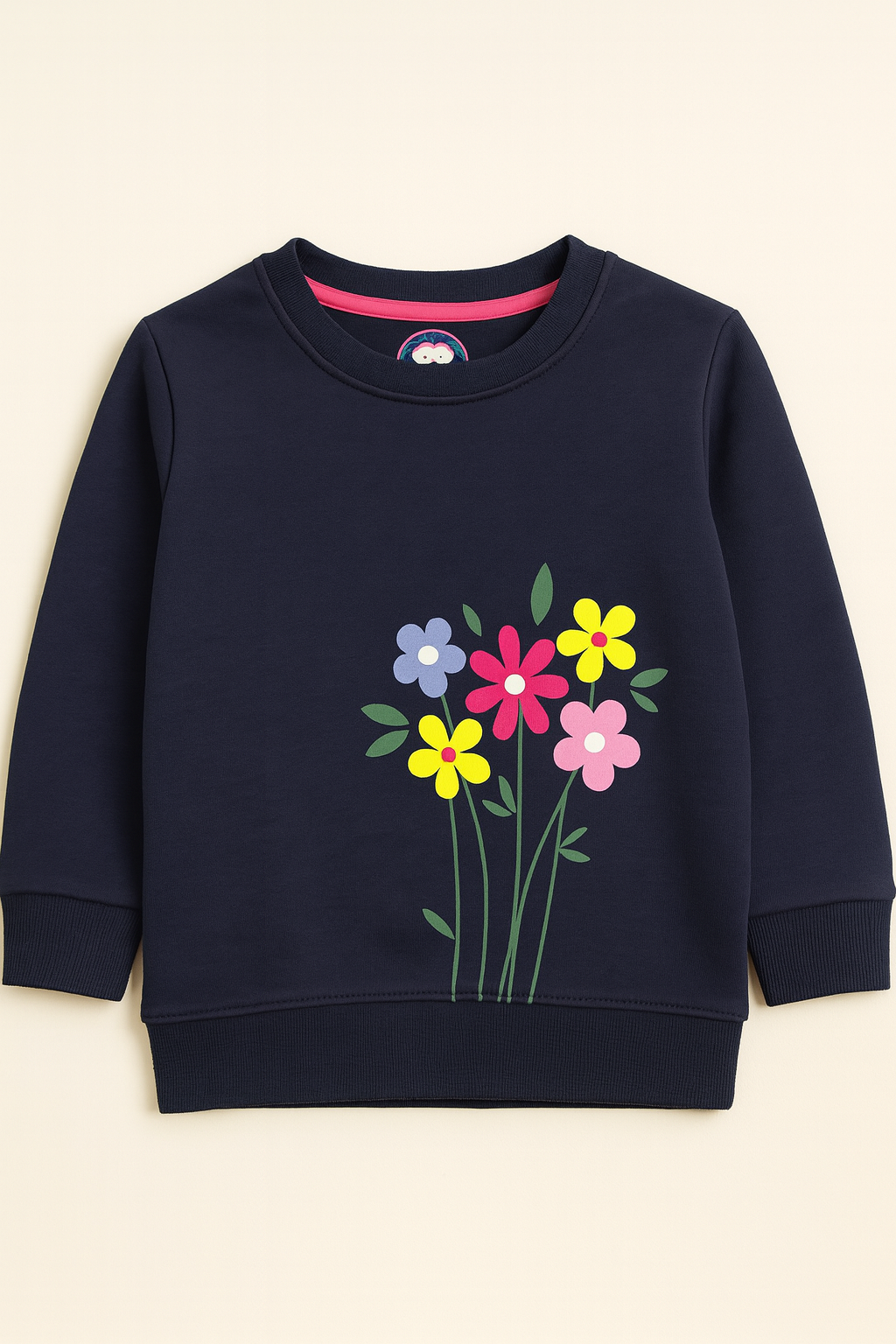 Blue flaws kids winter sweatshirt