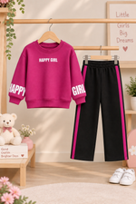 Happy girl Sweatshirt and trouser