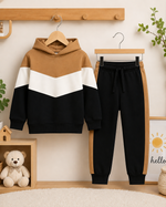 Urban stripe kids hood & trouser