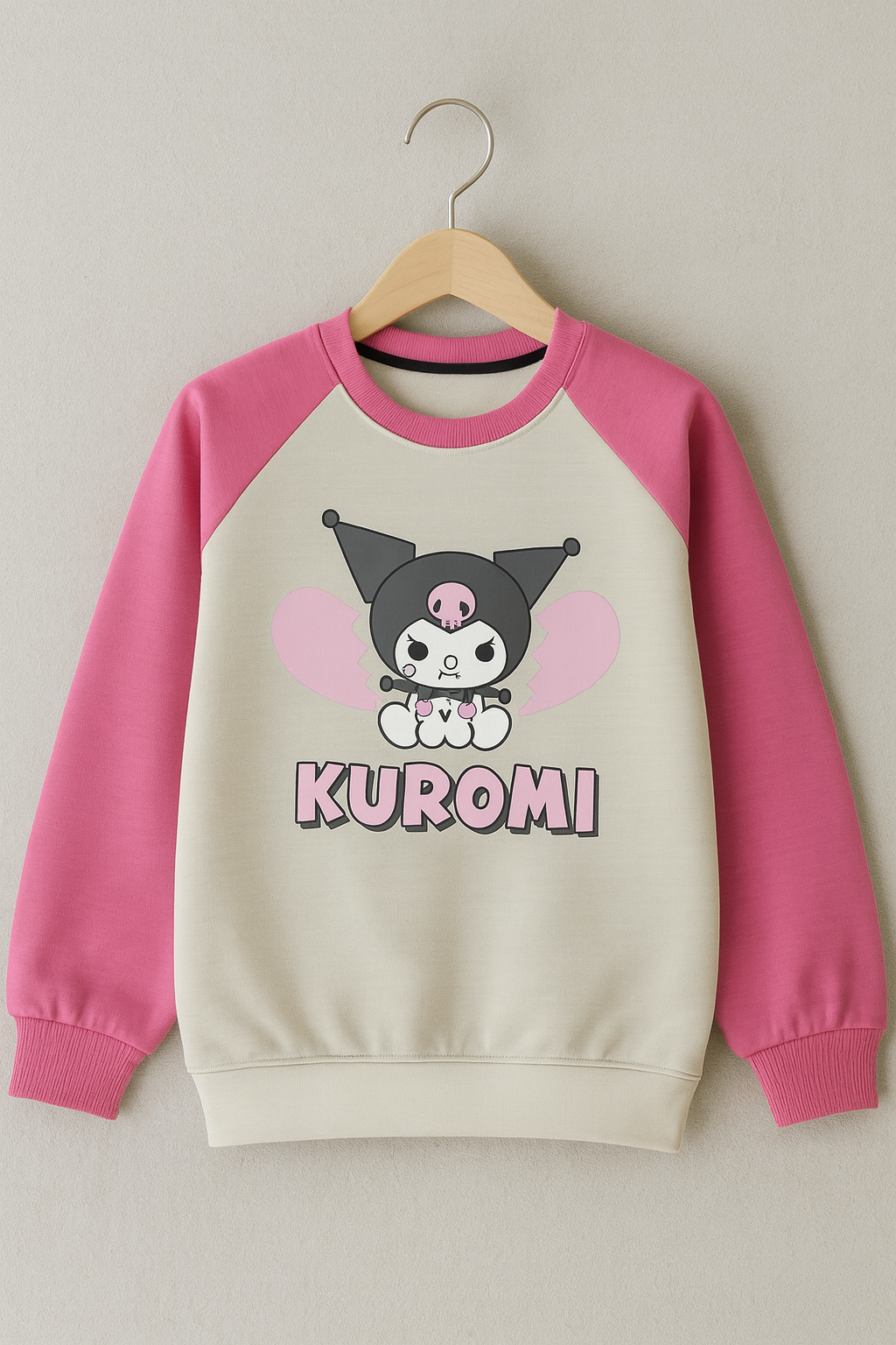 Kuromi girl kids sweatshirt