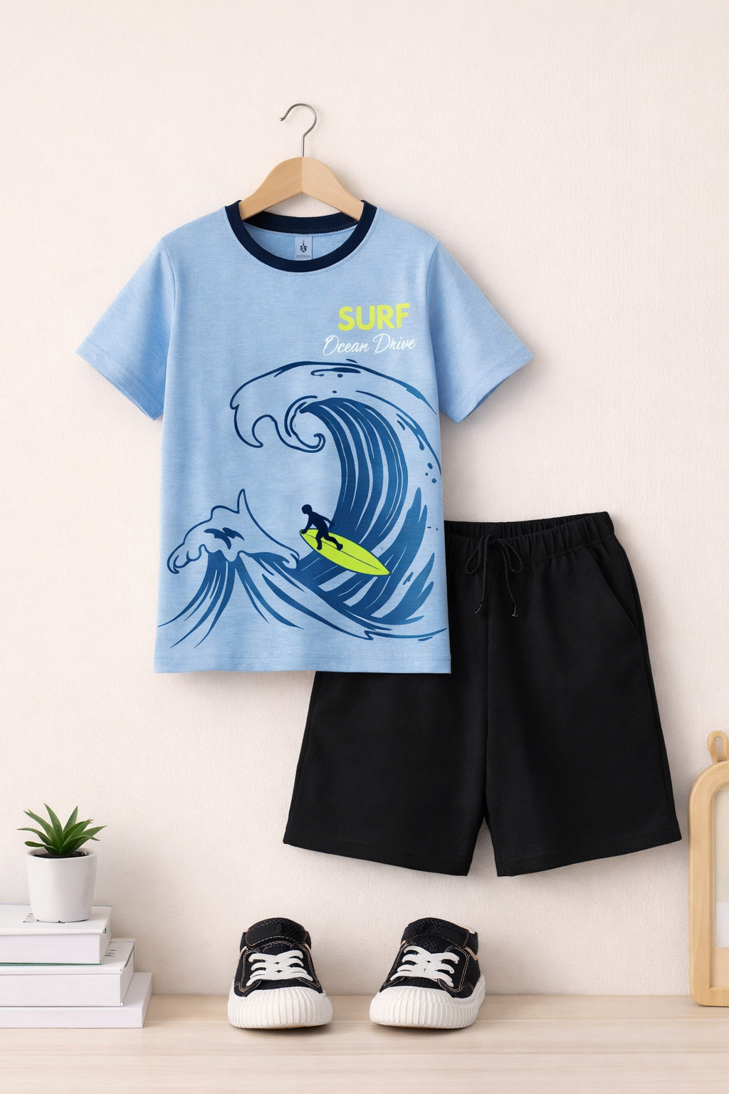 Surf kids summer T-shirt & short