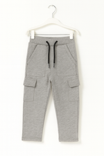 Grey 4 pockets terry winter trouser