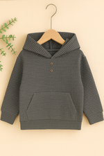 Dark grey crokal kids thermal Hood