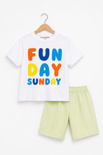 Funday Sunday Summer T-shirt and short
