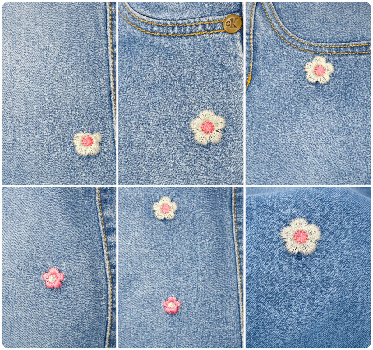 Minor Emborided default Jean's Pent