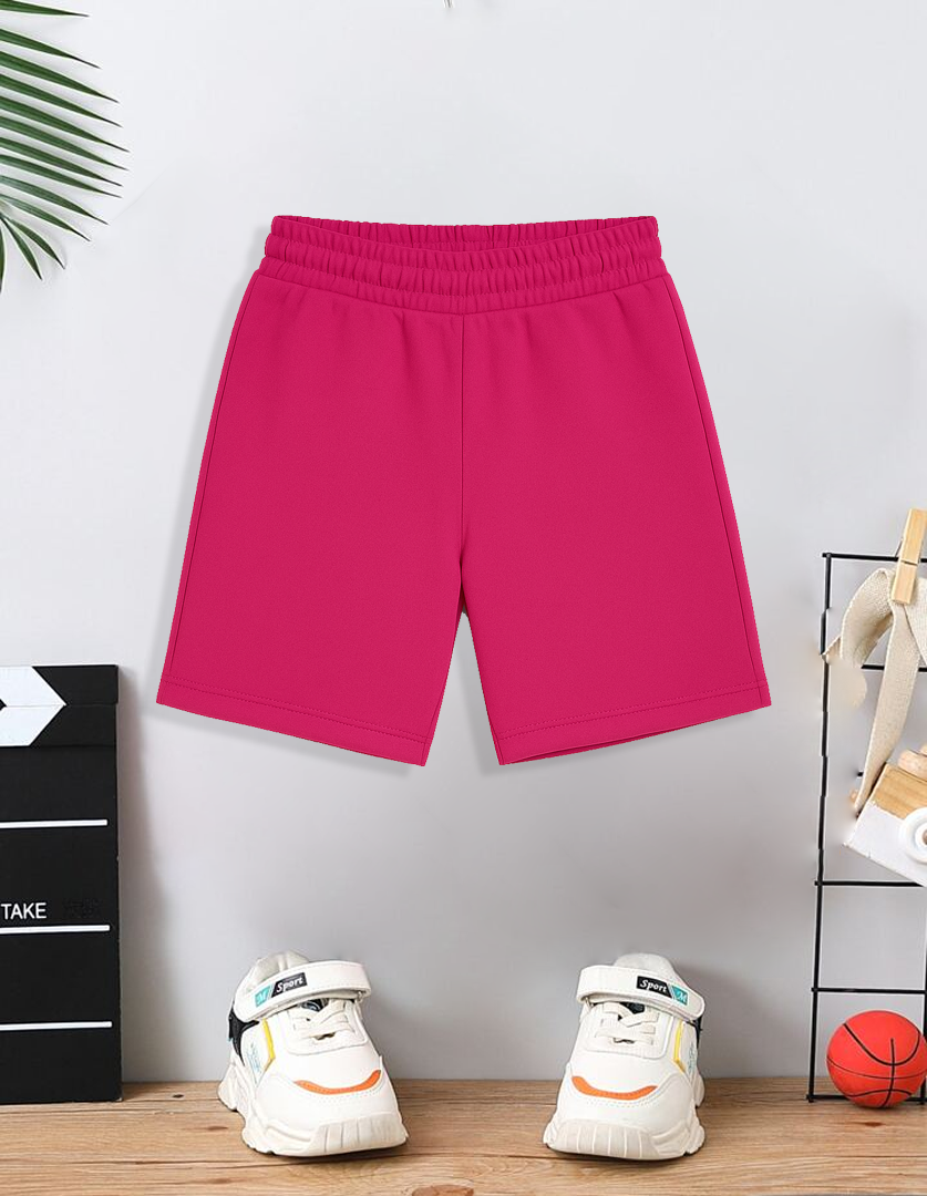Pink kids summer shorts