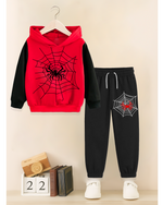 Spiderman kids winter hood and trouser