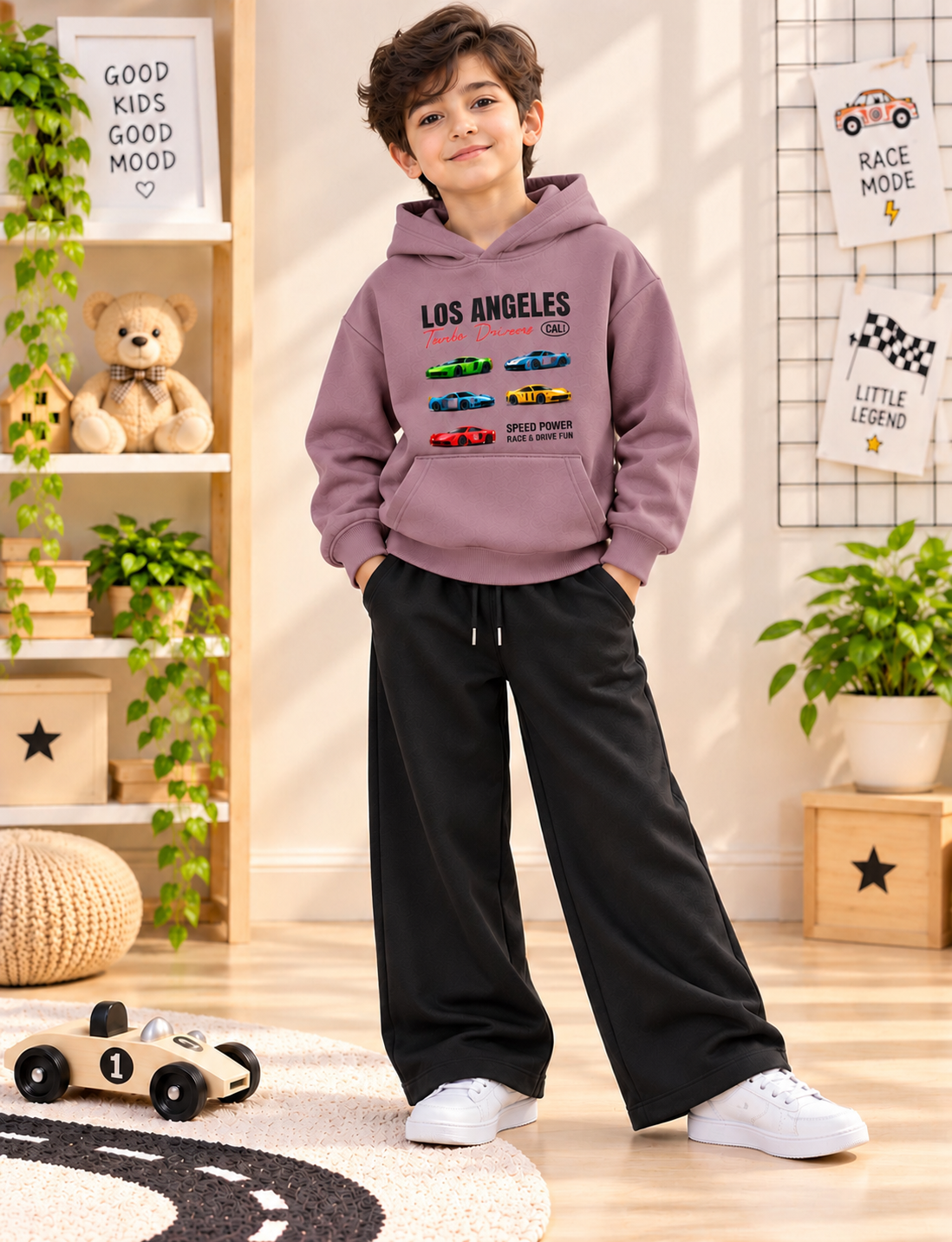 Turbo Drivers Kids Hoodie and Trouser