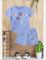 Linguish flowers girlish summer T-shirt & short