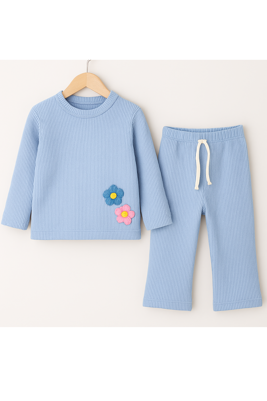 Flowers girls thermal shirt & trouser