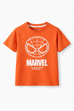 Orange spider kids summer t-shirt
