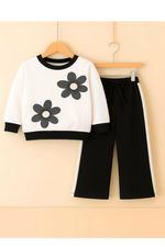 Flower kids sweatshirt & trouser