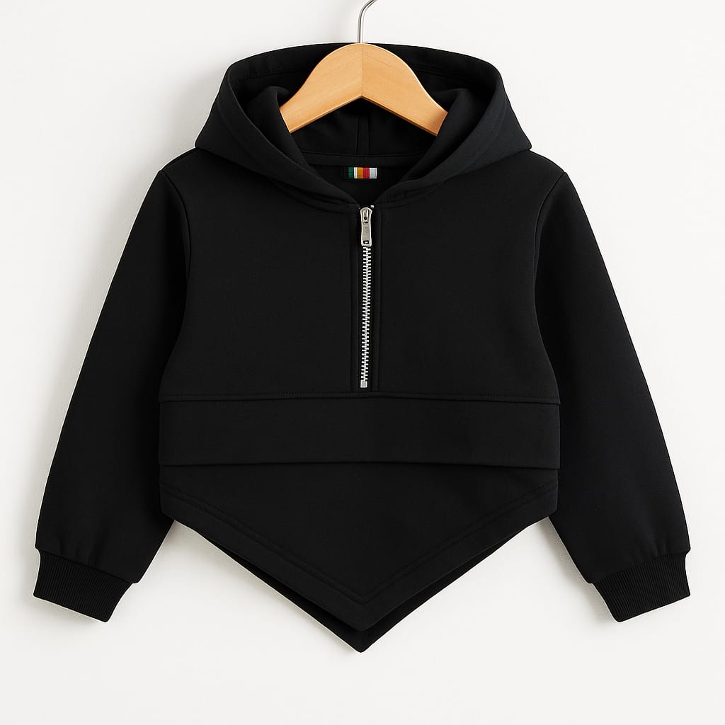 Trendy black girls kids hood & trouser