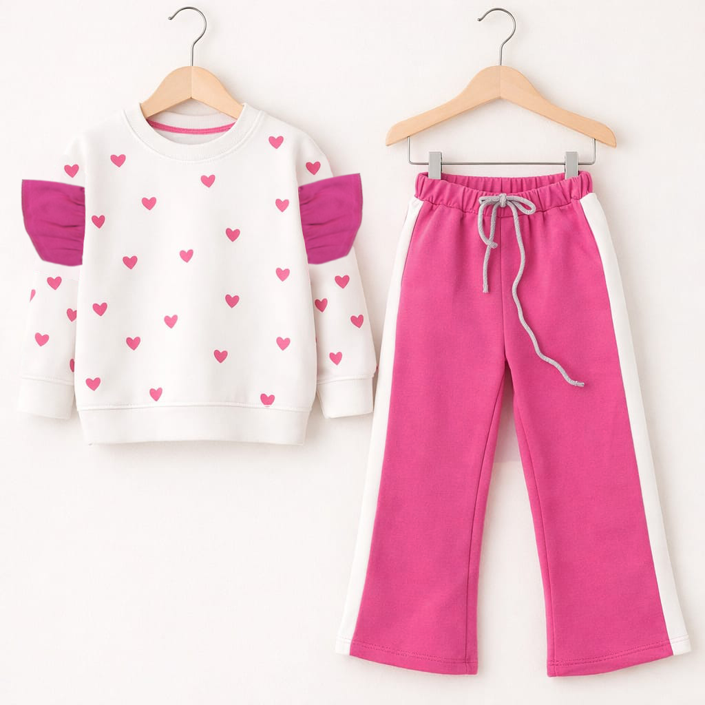 Hearts sweatshirt & trouser
