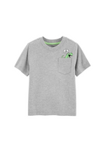 Dino pocket summer kids tshirt