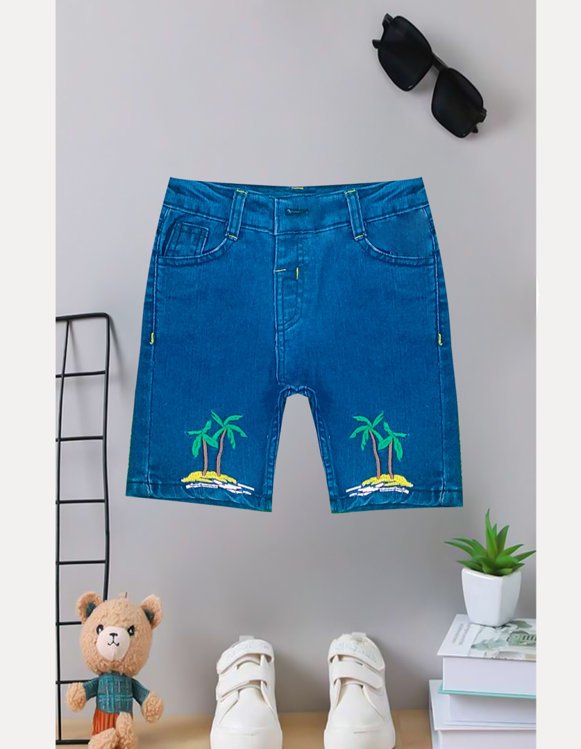 Mini cutie denim kids summer short