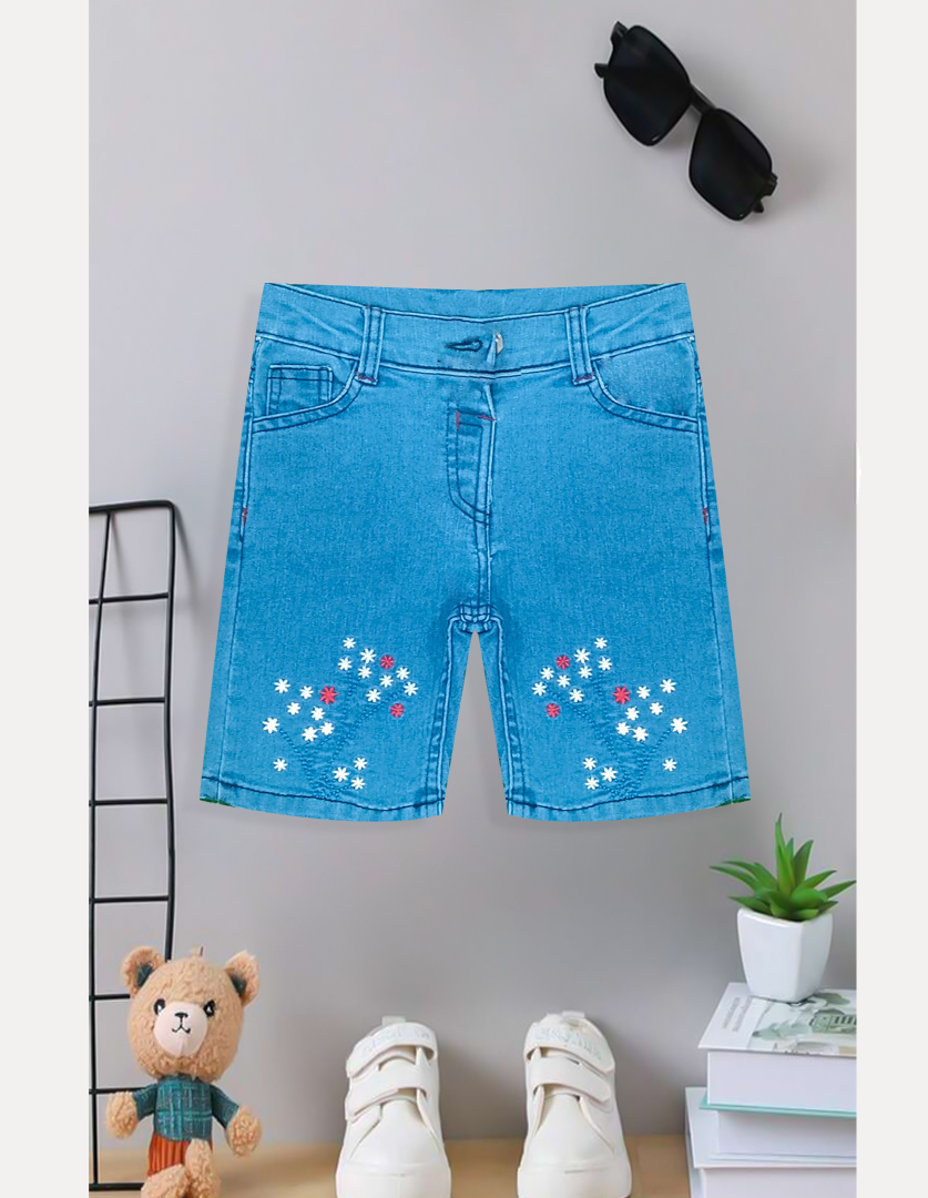Mini classic denim kids summer short