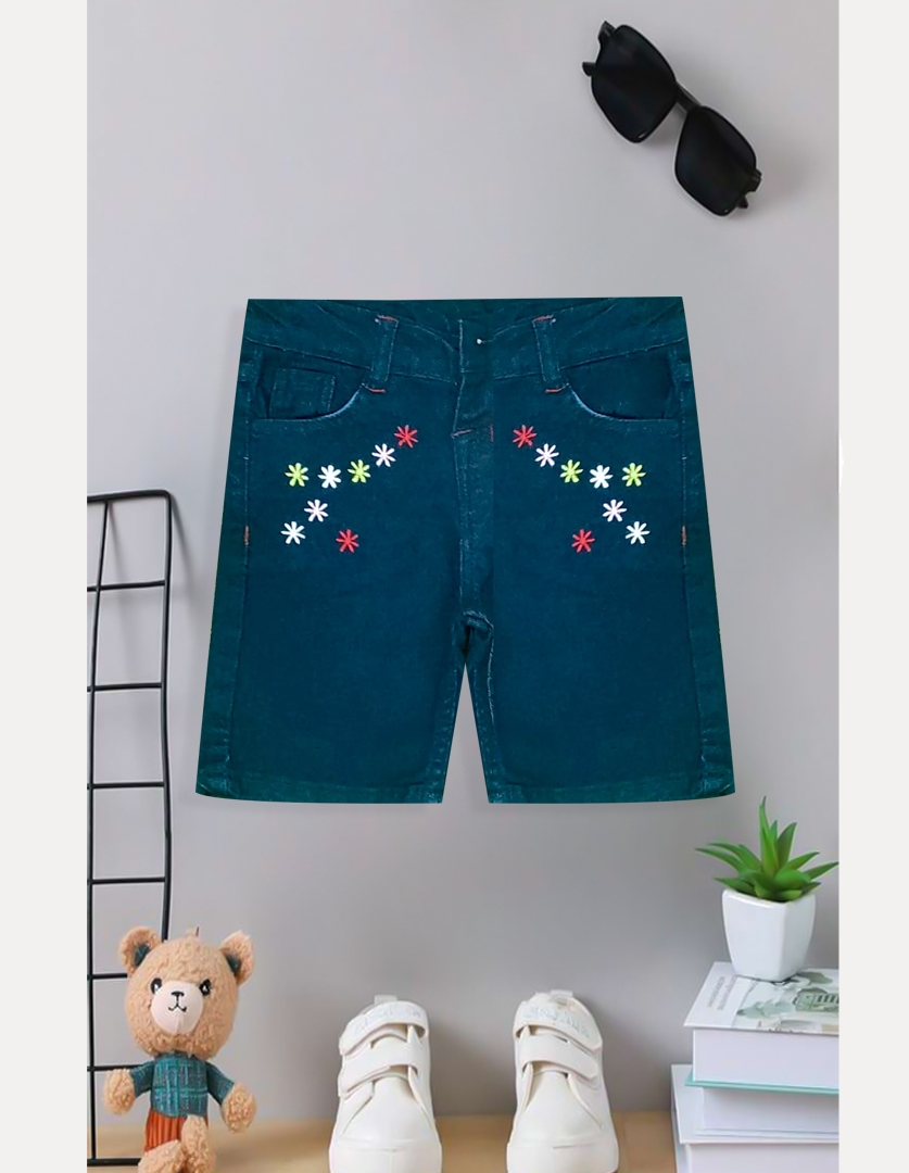 Mini Blue Charm denim kids summer short