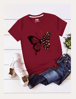 Dreamy butterfly girlish summer T-shirt