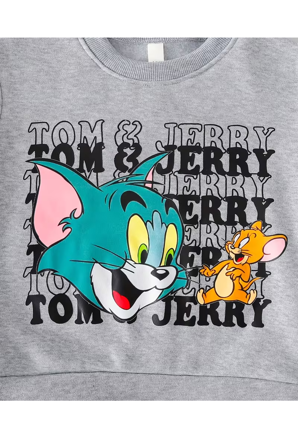Tom & jerry sweatshirt hood & trouser set