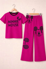Minnie girls summer tshirt & Capri trouser