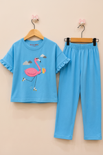 Flamingo Fun Summer t-shirt and trouser