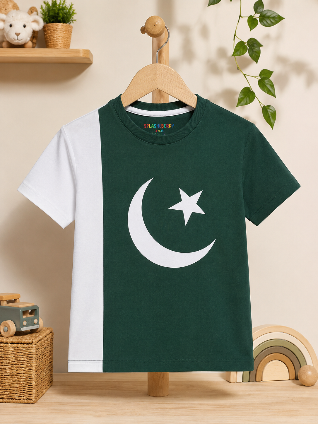 Pakistan flag summer t-shirt